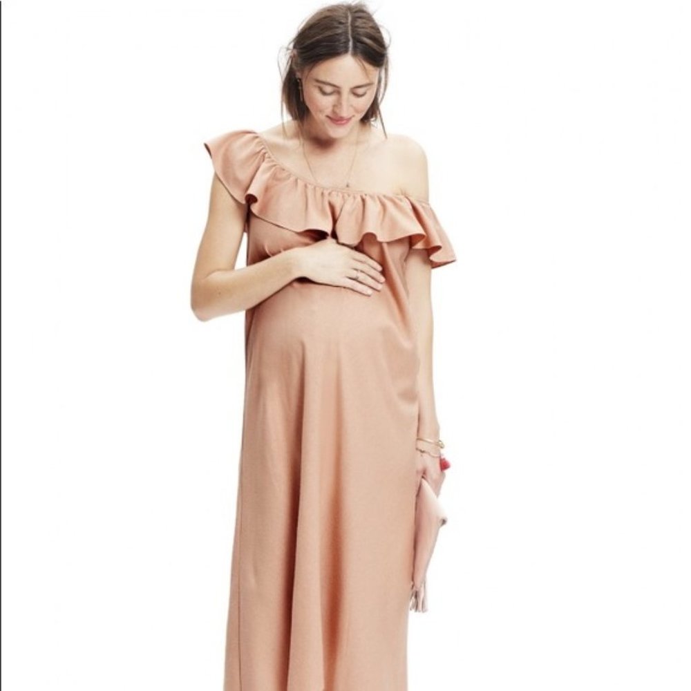 Hatch Daisy Flutter Dress Ruffle Convertible Silk Midi